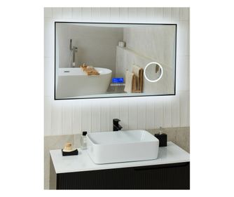 Oglindă LED pentru baie ONLAY 100 cm 60 cm Argintiu