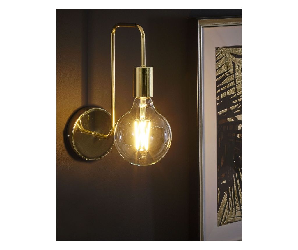 SAVENA Gold Metal Wall Light