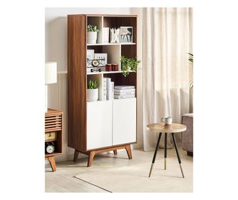 Unitate de rafturi COLUMBUS 182 cm Maro/Alb