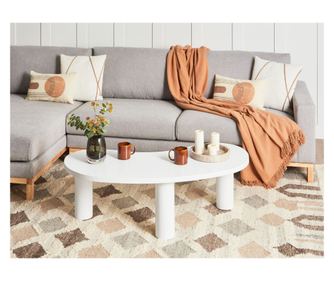 Măsuță de cafea AUBURN Alb