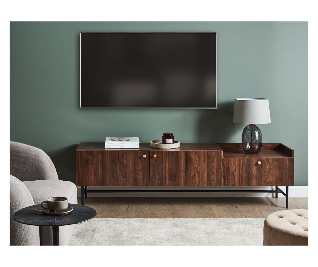 Comodă TV LISMORE Maro închis