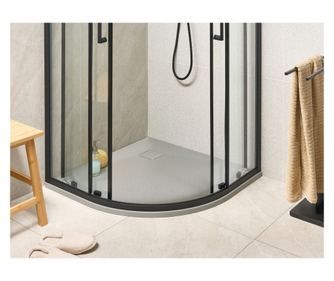 Cădiță de duș PARON 90 x 90 x 3 cm Gri