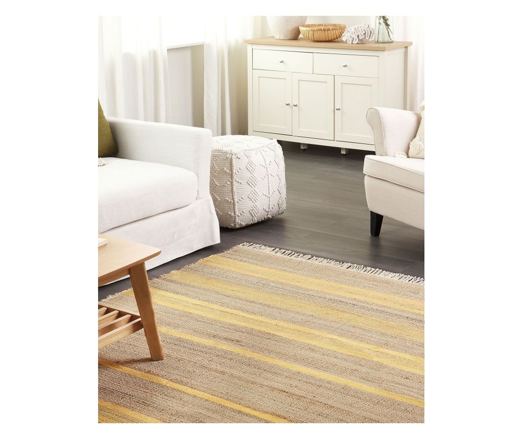 TALPUR Rug Yellow 160 x 230 cm Jute