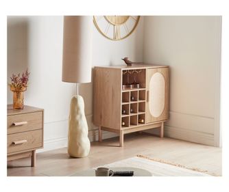 Dulap pentru vinuri COSTELLO Maro deschis