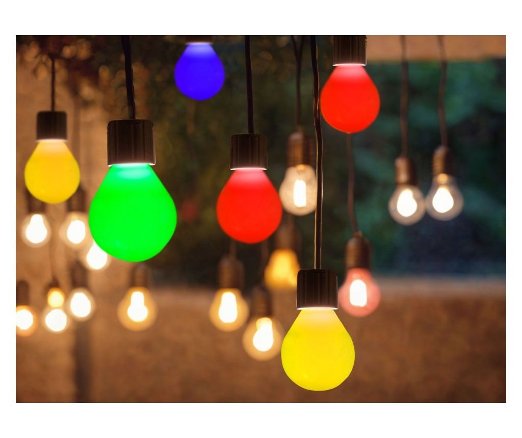 ISORTOQ Outdoor LED String Lights with App Multicolor