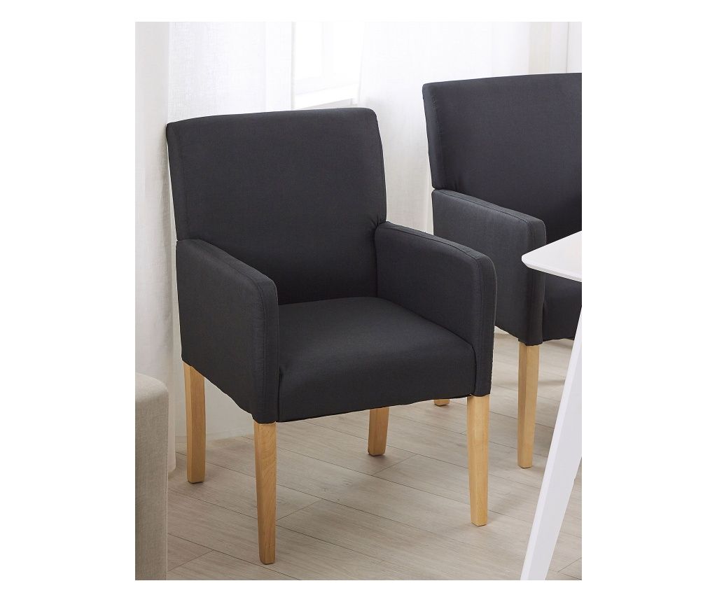 ROCKEFELLER Black Dining Chair