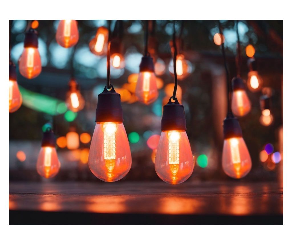ITILLEQ Outdoor LED String Lights with App - Multicolor