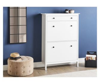 Dulap pentru pantofi GIBSON Alb