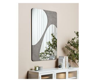 Oglindă de perete ORMES 70 cm 110 cm Gri