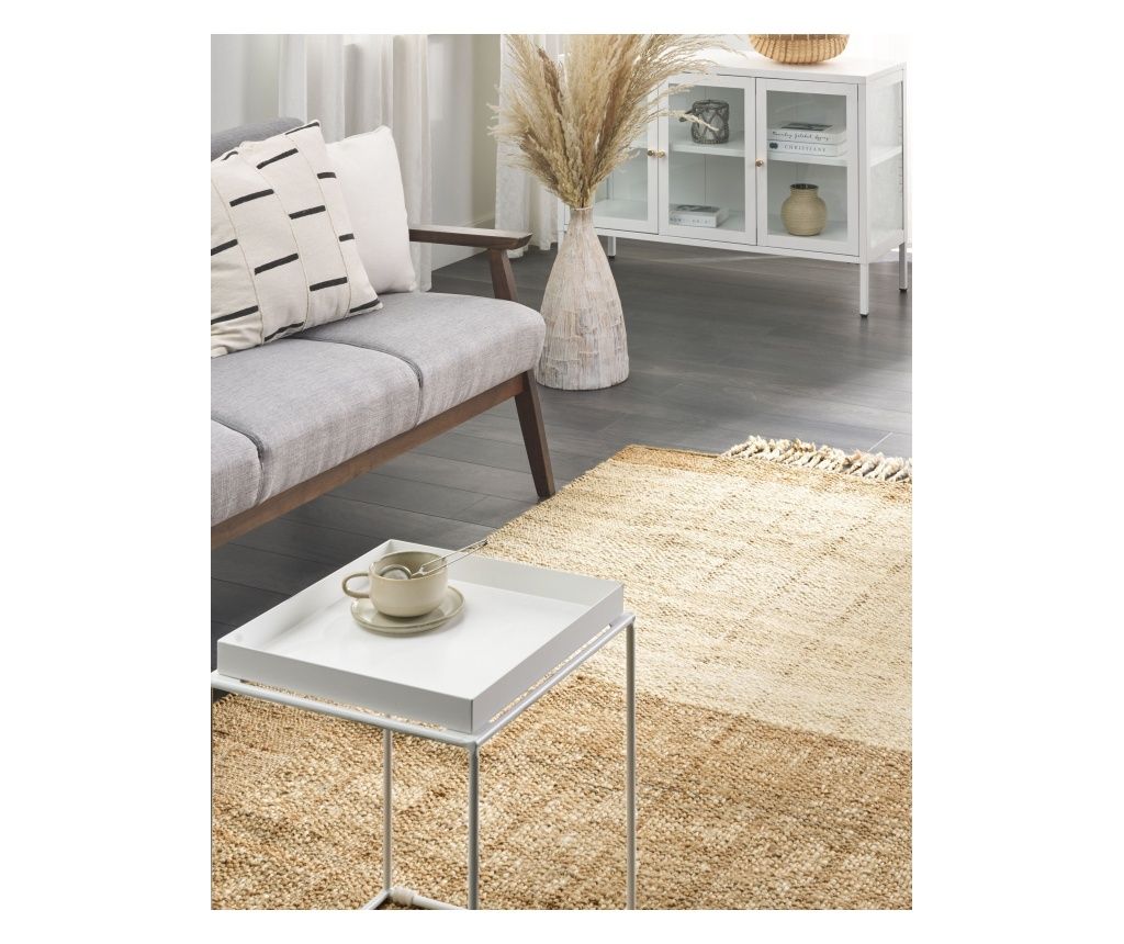 KARKIN Beige Jute Rug 160 x 230 cm