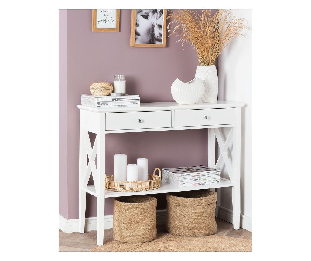 AVENUE White Console Table