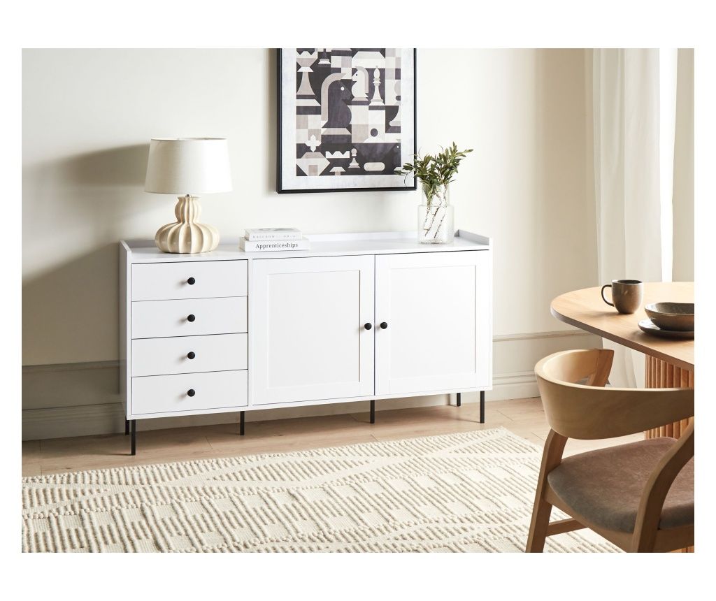 ALCOVE White 2-Door Sideboard