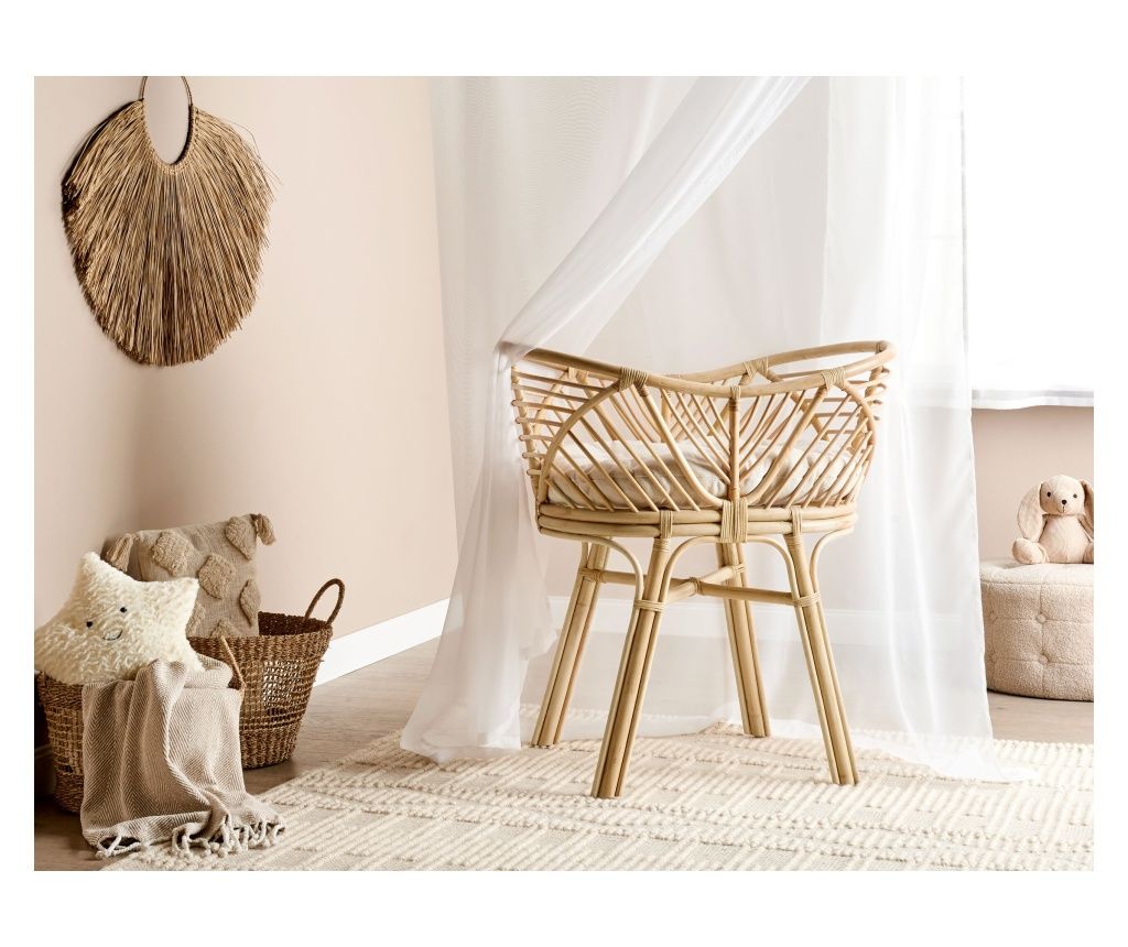 Rattan Crib GRUISSAN 50 x 70 cm Natural