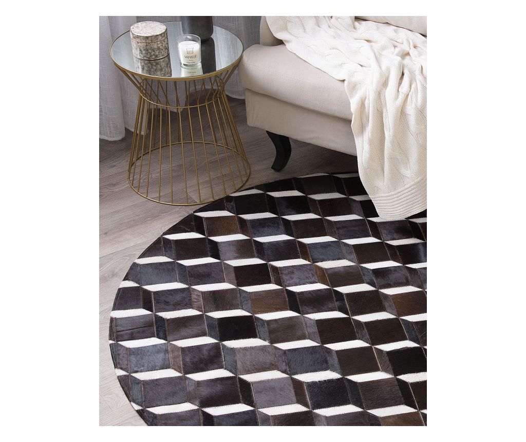 Covor ALPKOY Maro ø 140 cm Piele naturală