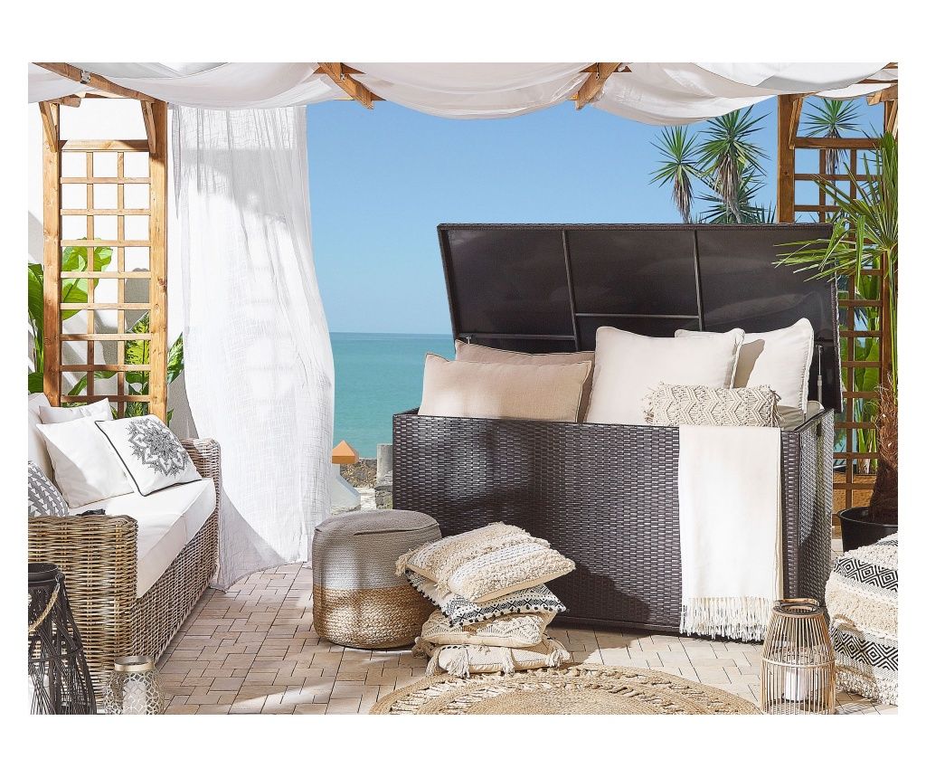 MODENA Storage Box 155 cm 75 cm Brown