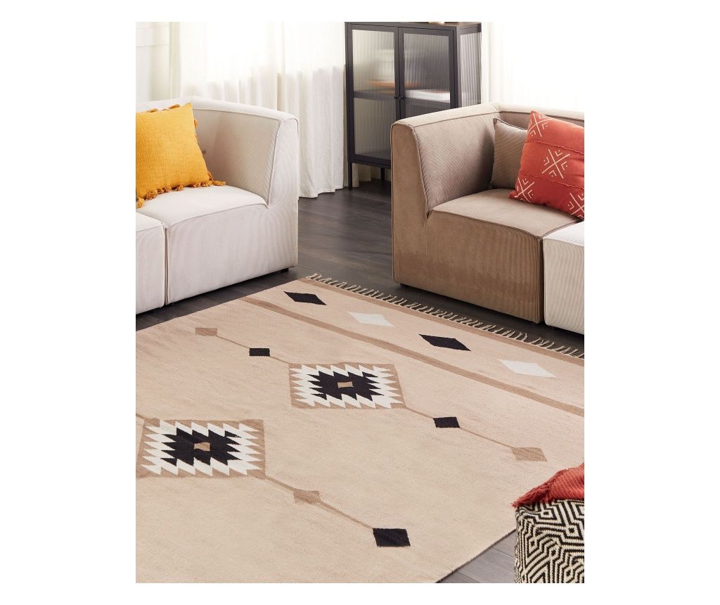 Covor BERDIK Multicolor 200 x 300 cm Bumbac Kilim