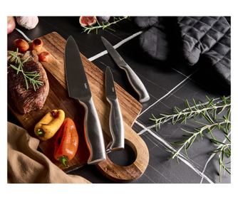 Set de 3 cuțite MASHIKO Argintiu