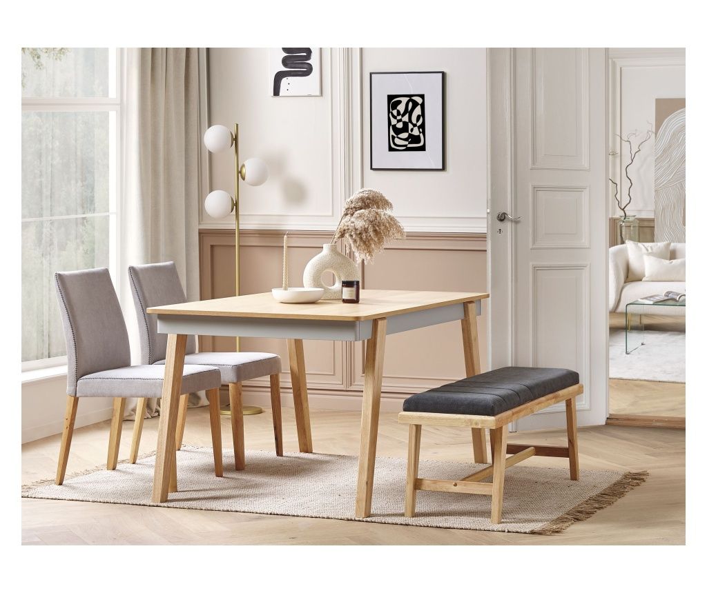 PHOLA Dining Table Light Oak 150 cm 90 cm