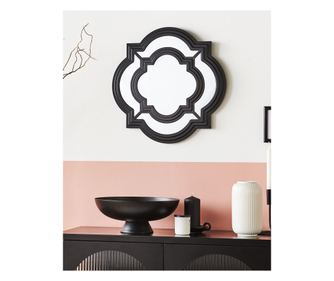 Oglindă de perete COBETA 51 cm 51 cm Negru