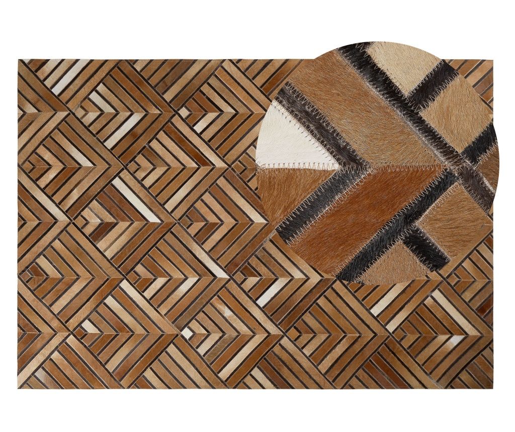 Covor TEKIR Maro 160 x 230 cm Piele naturală