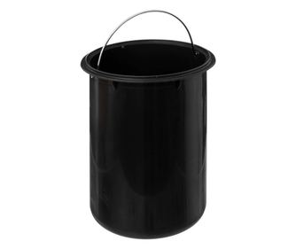 Cos de gunoi cu pedala 5Five Lea cu inchidere soft-close, PP si otel, 17x25 cm, alb