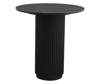 Stol za blagovaonicu Erie Mramor Crni i Crni 70 cm