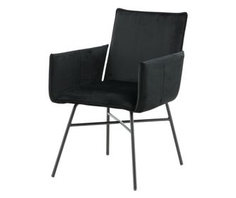 Jedilni stol Petra črn 57 cm