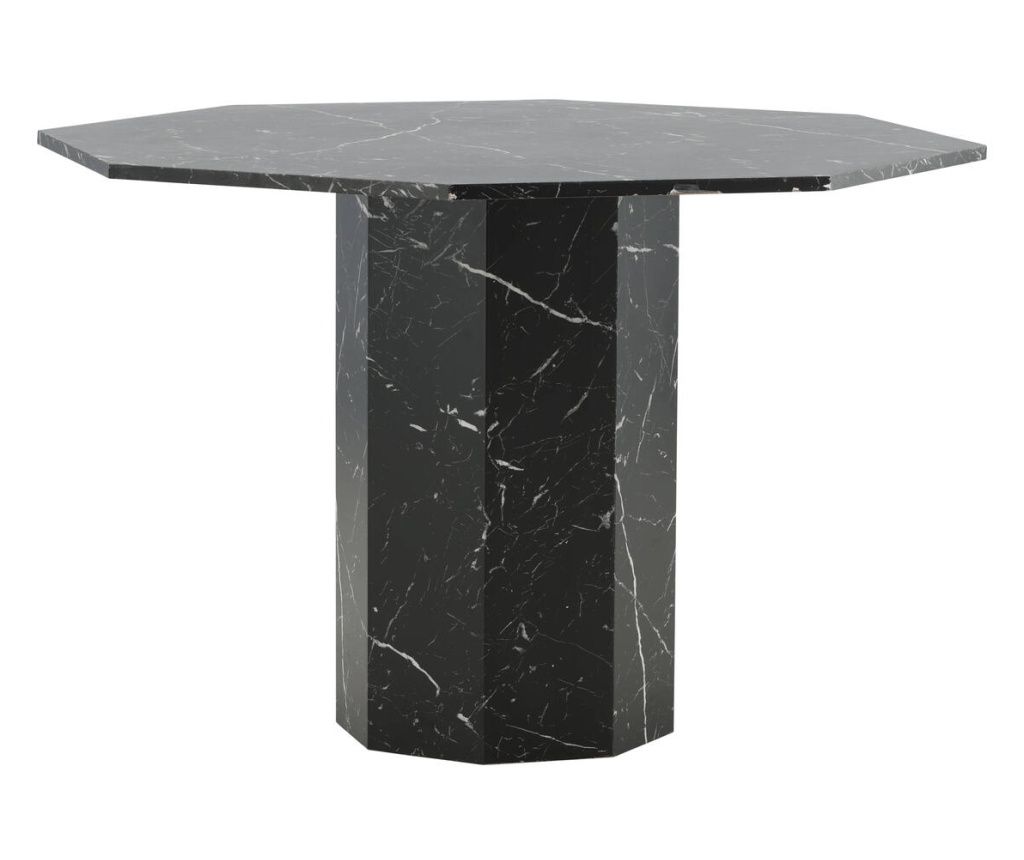 Dining Table Marbs Marble Black 110 cm