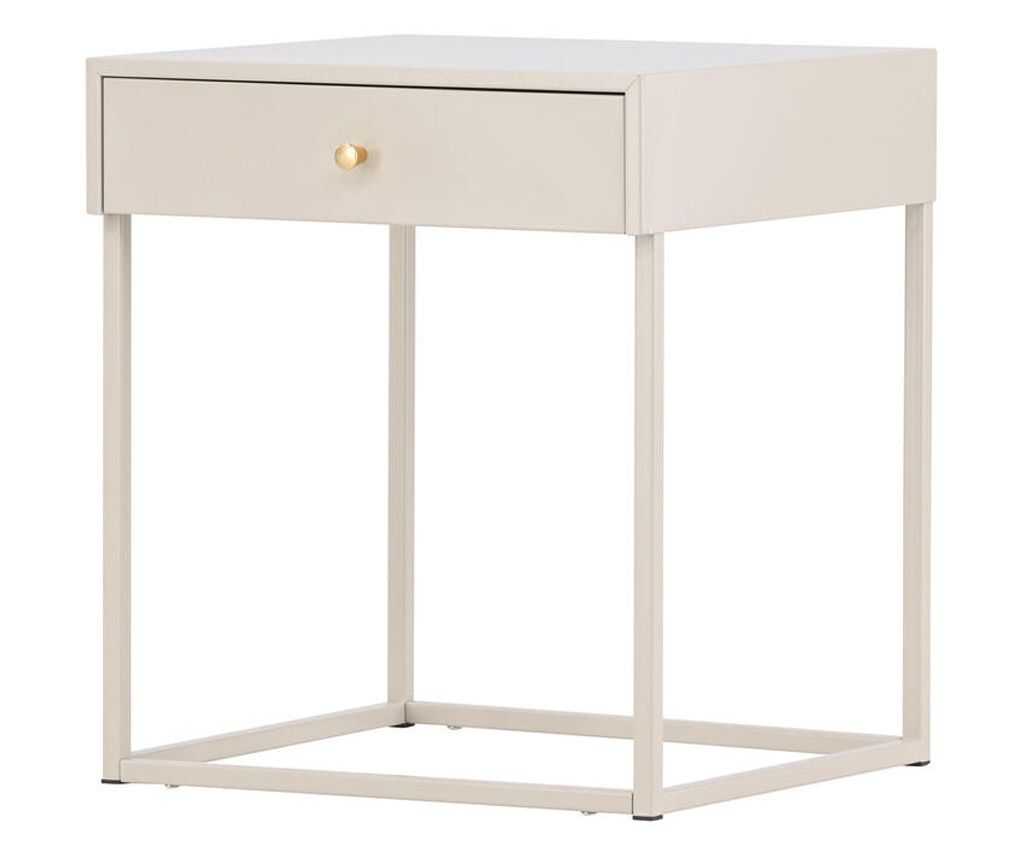 Bakal bézs színű éjjeliszekrény, 41 cm