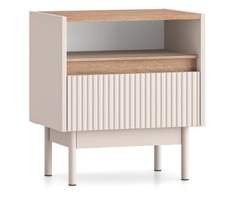 Noptieră Dunea Stejar & Bej 50 cm