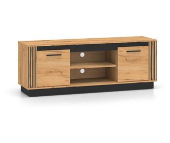 TV omarica Urso hrast in črna 150 cm