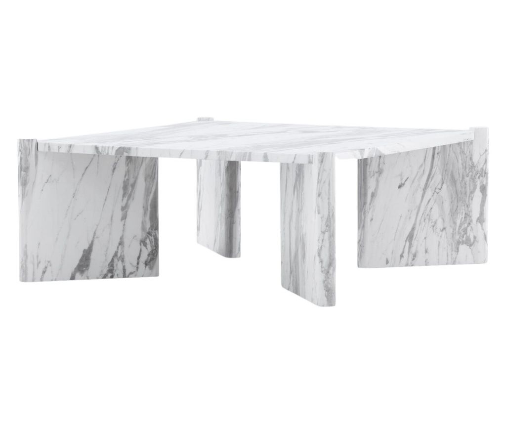 Coffee Table Rogaland Marble White 100 cm