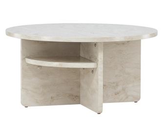 Alesund bézs színű dohányzóasztal, 85 cm