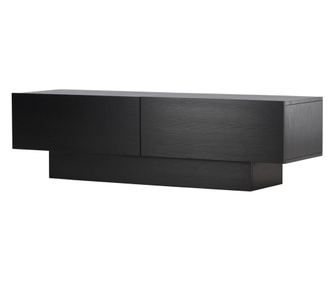 TV stolek Cuenca černý 160 cm