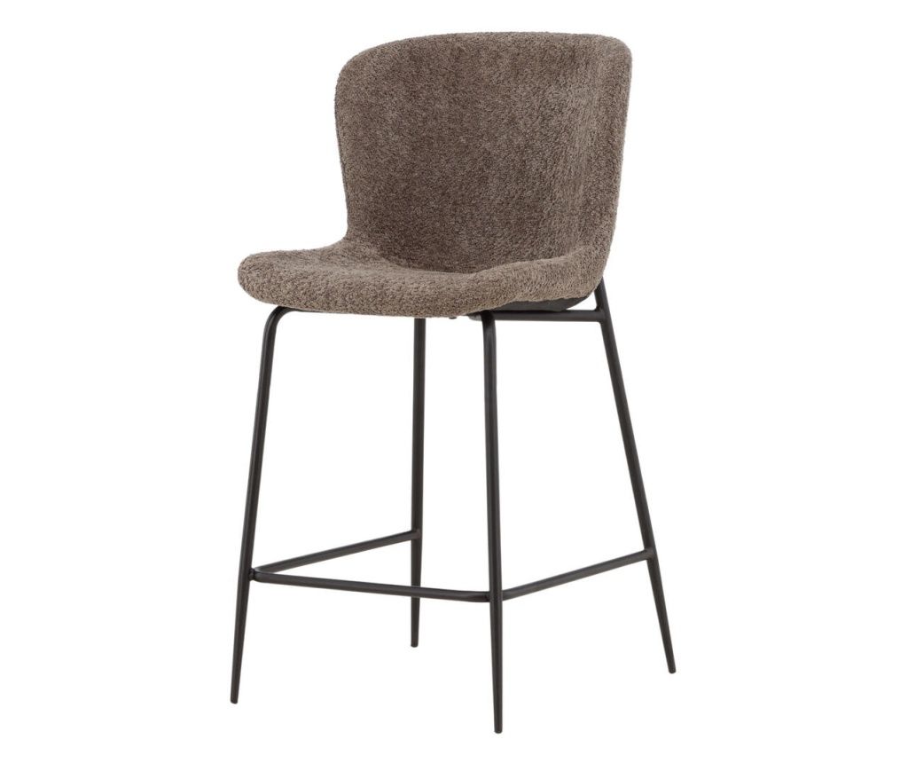 Modesto barna és fekete bárszék, 48 cm