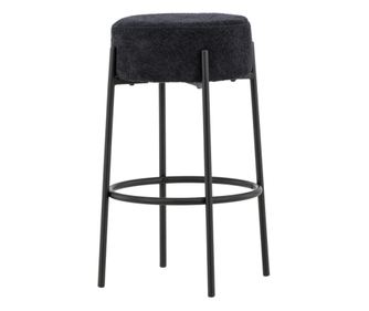 Бар стол Tucson черен 50 см