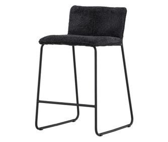 Бар стол Bisbee черен 41 см