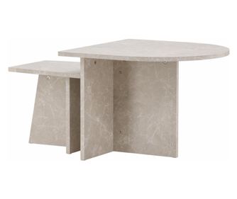 Sala bézs színű dohányzóasztal, 60 cm