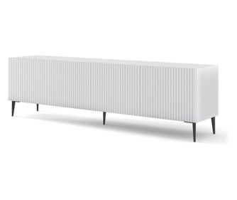 TV omarica Ravenna B bela in črna 200 cm