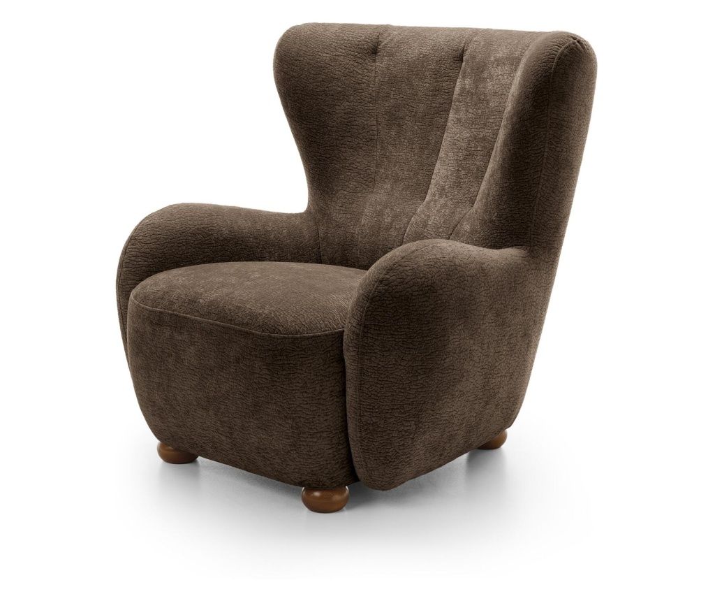 Ciro fotel, sötétbarna és barna, 88 cm