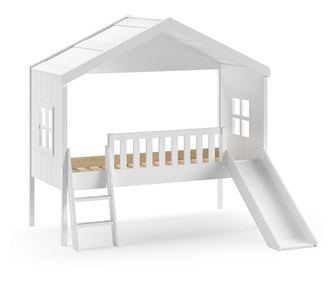 Krevet Kućica Huiz Bijeli 90X200 cm