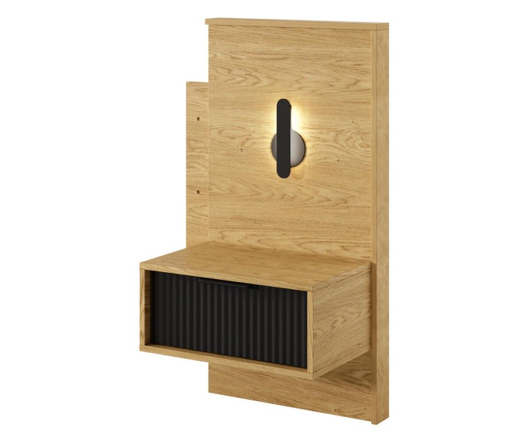 Noptieră Baltic Neagră 51 cm