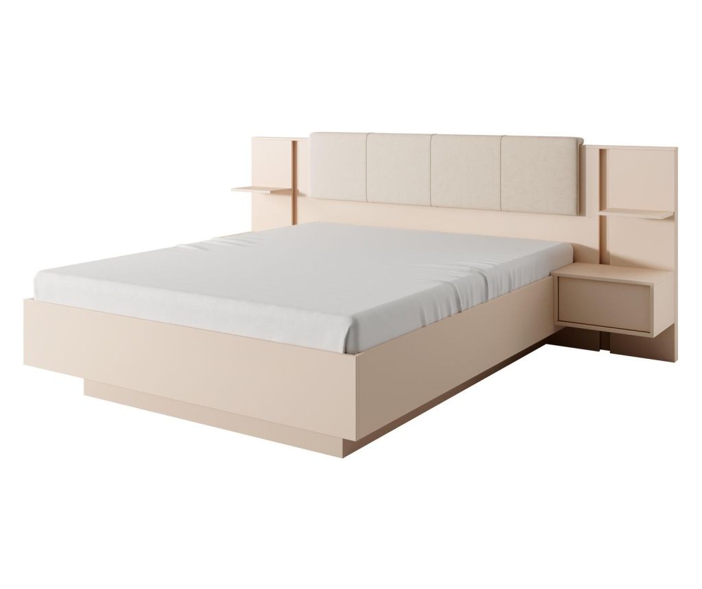 Okvir kreveta Dast bež & crni 160X200 cm