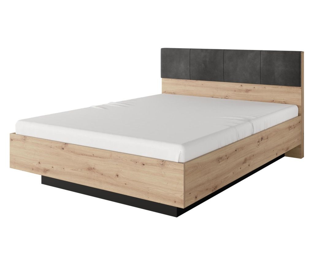 Ágykeret Tally Bézs és Fekete 160x200 cm