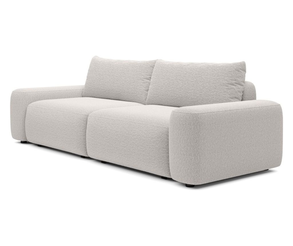 Sofa Loop Bijela & Crna 257 cm