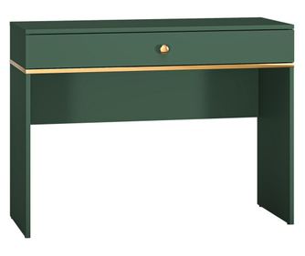 Măsuță tip consolă Fort, verde și auriu, 100 cm