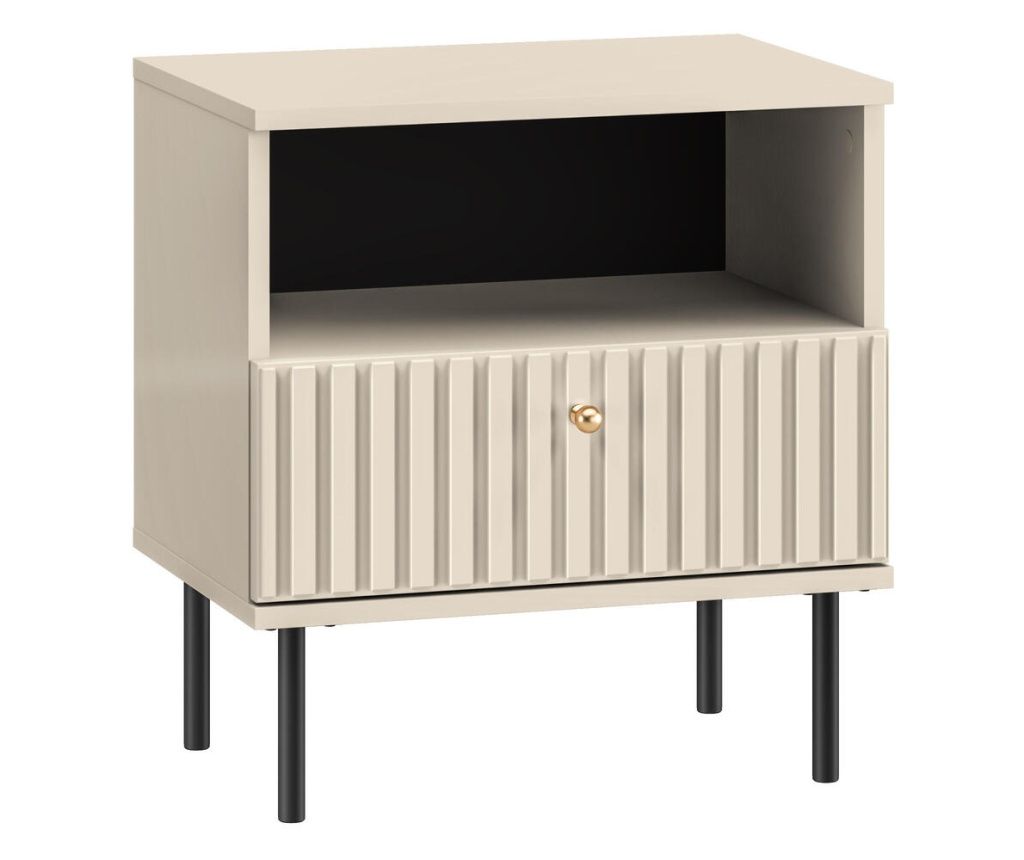 Sophie éjjeliszekrény, bézs, 50 cm