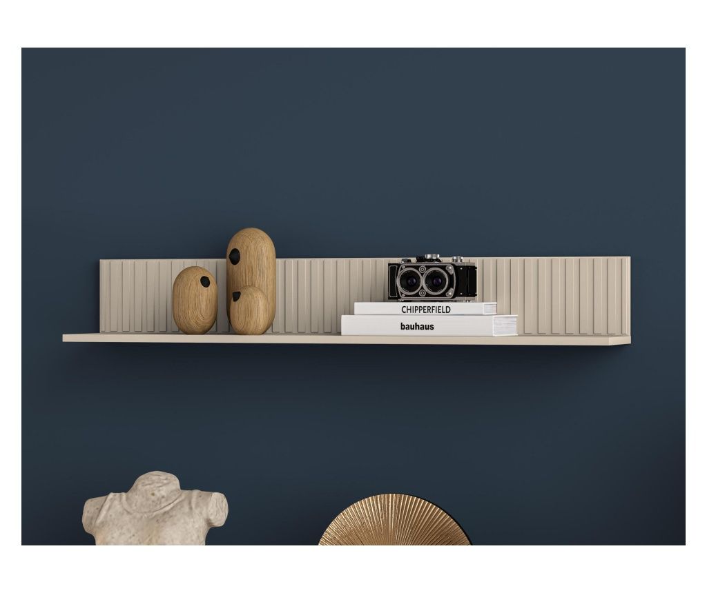 Sophie bézs fali polc 120 cm