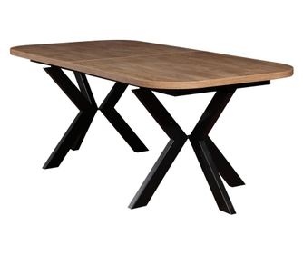 Blagovaonski stol Oslo narančasti 100 cm