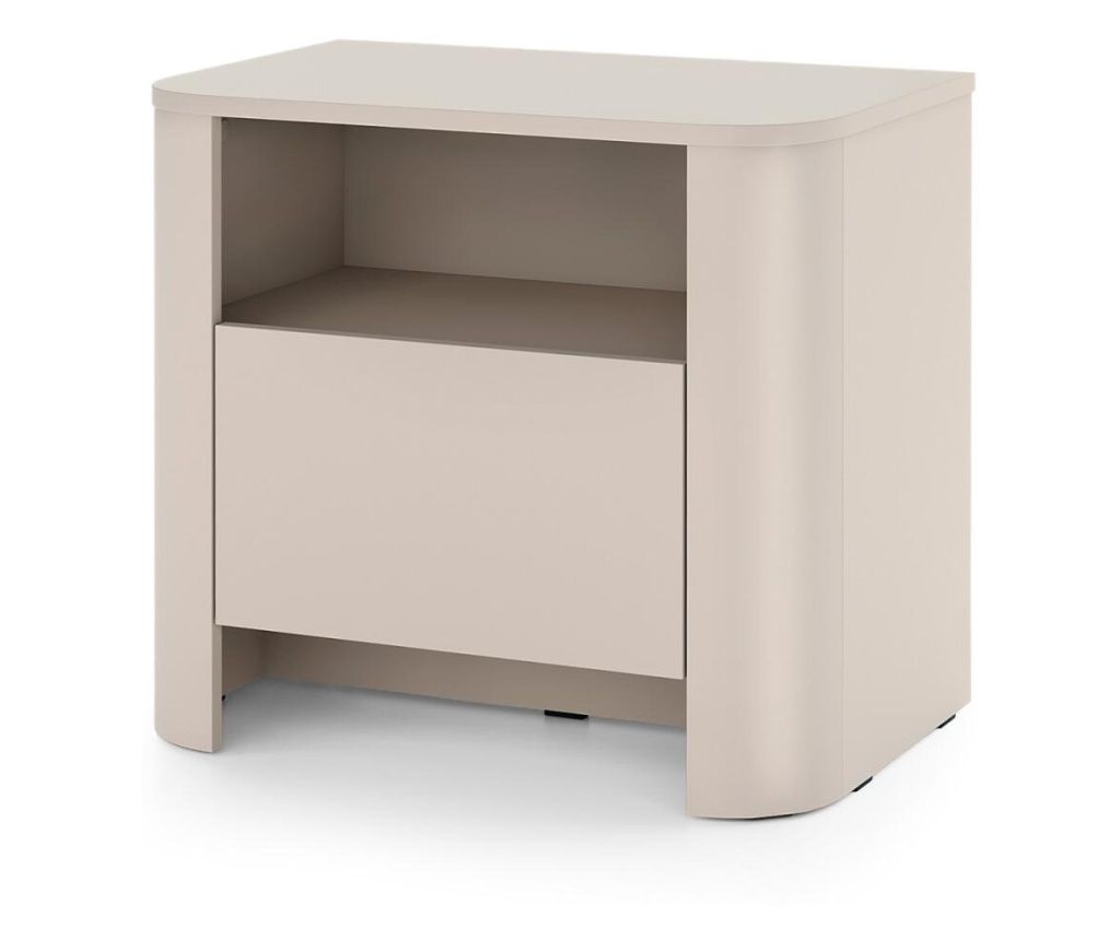 Bari bézs éjjeliszekrény, 58 cm